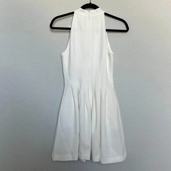 Vince Camuto Off White Tie Neck Dress - Picture 3 of 5